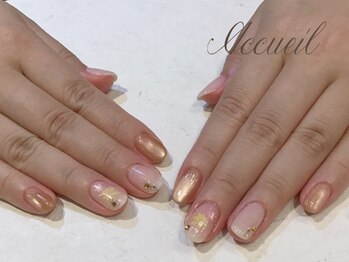 アクイユ 銀座店(ACCUEIL)/紅葉ネイル