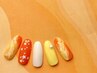 【スカルプ長さだし】10本フリーアート★持ち込みアートOK♪