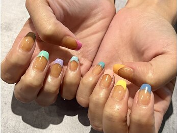 レストヘアー(Resto hair)/カラフルフレンチ