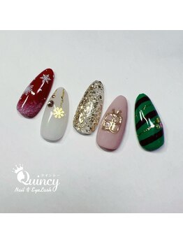 クインシー(Quincy)/クリスマスネイル