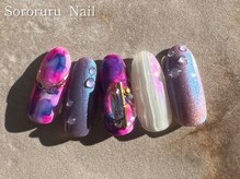 ソロルル ネイル(Sororuru Nail)/パープルネイルデザイン