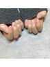 【Nail人気No.2☆】ハンド定額シンプルコース:2本アート〇￥7980