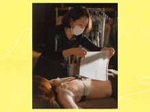 ブルースター 上小田井店(Blue Star)/４．冷却シートを貼ります