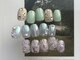 アイネイルズ 恵比寿店(I nails)の写真/悩んだらこれ！毎月新作が出る季節のこだわりデザイン♪マンスリーCollection8500円[恵比寿/パラジェル]