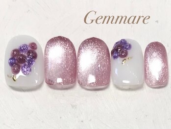 大人のキラキラぶどうネイル