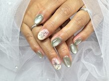 ヒラソルネイル(Girasol nail)/中国風ネイル