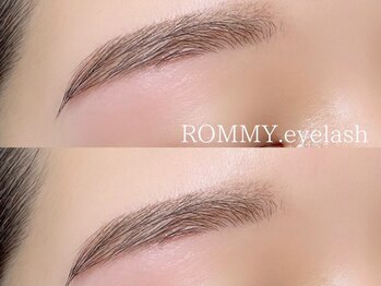 ロミーアイラッシュ(ROMMY.eyelash)の写真/【メンズもOK】眉毛のお困りごとはROMMY.eyelashにお任せください☆あなたに合わせた眉毛のご提案で垢抜け!