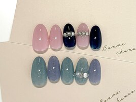 キラキラビジューネイル☆