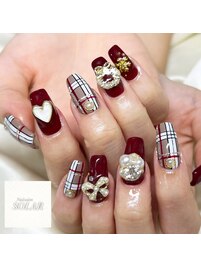 クリスマスネイル