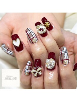 ソラール(SOLAR)/クリスマスネイル