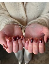 マンナネイル(manna nail)/heart monthly nail