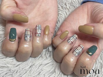 モア(moa)/チェック バーバリー マット