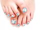 ネイルコレクション ピンク(Nail Collection Pink)の写真/期間限定★フットジェル1色+ストーン付け放題(90分)13990円→4990円 お得なクーポン有♪足元もオシャレに!