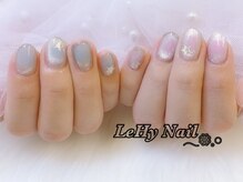 レヒネイル(LeHy nail)/マグ×チークネイル