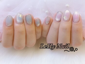 レヒネイル(LeHy nail)/マグ×チークネイル