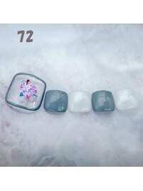 フットネイル：No.72