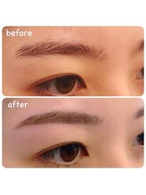 アイラッシュサロン ブラン ピオレ姫路店(Eyelash Salon Blanc)/美眉スタイリング★before&after