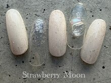 サロンストロベリームーン(Salon Strawberry Moon)/ぷっくりアートネイル　￥6980