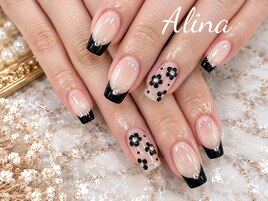 ホロフラワーフレンチデザイン