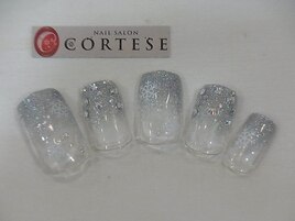 雪の結晶・ラメ・マシンオフ無し