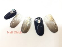 ネイルチックコウベ 銀天街店(Nail Chick kobe)/キラキラ箔ネイル