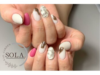 ソラ(SOLA.)/春ネイル×大人シンプル