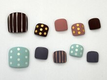 ネイルサロン クイール 小山店(NAIL SALON QUILL)/ドット×ストライプ