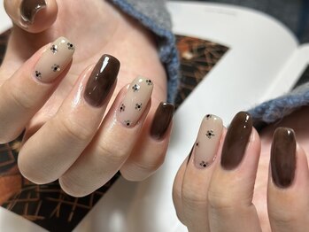 デューネイルスタジオ(dew nail studio)/秋お花デザイン