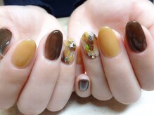 アミュリー ネイル アトリエ(Amury nail atelier)/べっ甲 シアー ニュアンス