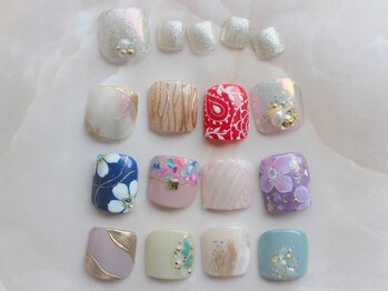 ネイルサロン シャンティー(NailSalon Shanti)/【フット】親指アートコース♪