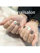 イデア(IDEAL)/クリスマスニットネイル