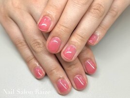 ちゅるんネイル/ピンクネイル