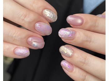 パープルニュアンスデザイン