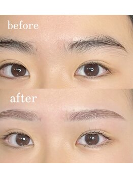 韓国式束感まつげパーマ＆眉毛専門店【Nui 中目黒】まつげパーマ/アイブロウ/眉カラー/似合わせで際立つ美眉