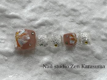 アイラッシュアンドネイルスタジオ ゼン カラスマ(eyelash&nail studio Zen Karasuma)/FOOT定額デザイン