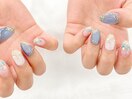 【森】夏マグネットネイル