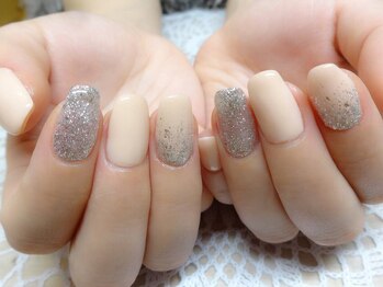 アミュリー ネイル アトリエ(Amury nail atelier)/オフィスネイル ベージュ シアー