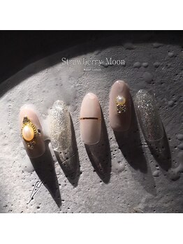 サロンストロベリームーン(Salon Strawberry Moon)/定額ビジューネイル☆¥8980