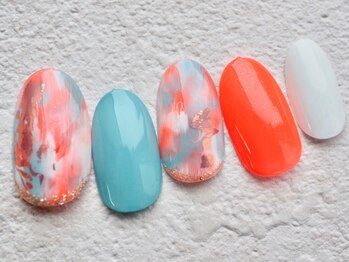 カトルナフ(quatre fois neuf)/夏色ニュアンスオレンジ