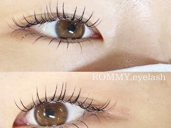 ロミーアイラッシュ(ROMMY.eyelash)の写真/《LEDエクステでまつげの負担軽減＆持続力UP!》あなたのなりたいを叶え、ずっと続くお気に入りの目元に★