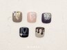 -Foot-【初回オフ無料】ワンカラー＋親指Art★　￥5500～￥6500