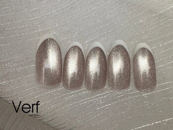 ネイルサロン べルフ(nail salon Verf)/マグネット×フレンチ♪