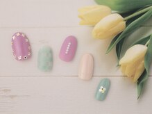 クインテット ネイル 千歳烏山店(Quintet nail)/4月おすすめアート パラジェル