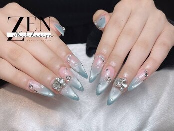 ゼン ネイル デザイン 池袋(ZEN NAIL DESIGN)/題長さだしやり放題×つけ放