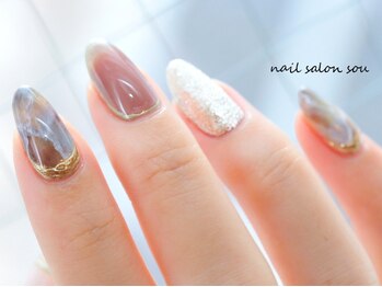 ネイルサロン ソウ 心斎橋店(Nail Salon Sou)/秋色nuance