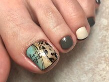 オーラリー ネイル アート メゾン(ORRERY nail art maison)/フット / レオパード