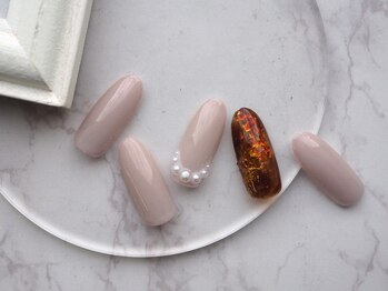 ネイル スパ ココプラス(Nail spa Cocoplus)/シンプルべっ甲ネイル