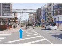 ホワイトニングカフェ 奈良新大宮店(WhiteningCafe)/1.近鉄新大宮駅を北側に渡ります