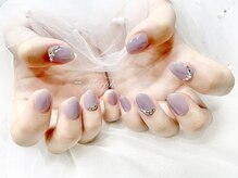 モルフォネイル(Morpho nail)/#ワンホンネイル #キラキラ