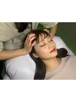 ヘッドスパで癒されたい